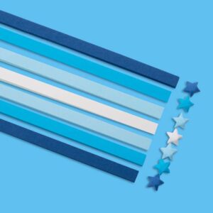 Star Strip Paper (540pcs) - S14 - Blue, 24cm