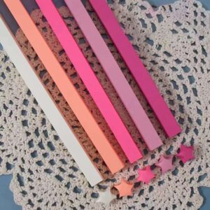 Star Strip Paper (540pcs) - S10 - Pink, 24cm