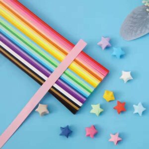 Star Strip Paper (540pcs) - S06 - Rainbow (27 Colours), 22cm