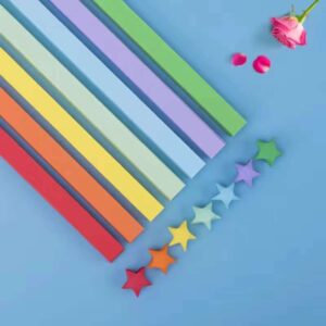 Star Strip Paper (540pcs) - S07 - Rainbow (7 Colours), 24cm