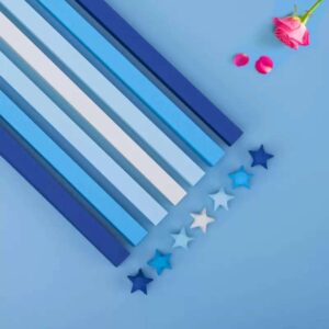 Star Strip Paper (540pcs) - S05 - Blue, 22cm