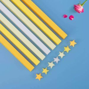 Star Strip Paper (540pcs) - S01 - Yellow, 22cm