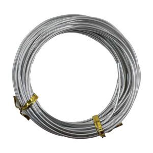 Aluminium Wire - Silver, 1mm x 5m