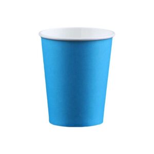 Paper Cup 9oz (20pcs/pkt) - Sky Blue