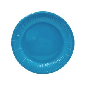Paper Plates 6" (Coloured) 10Pcs/Pkt - Sky Blue