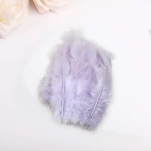Feather Soft 5cm (100pcs/pkt) - Light Purple