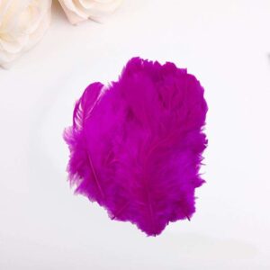Feather Soft 5cm (100pcs/pkt) - Magenta