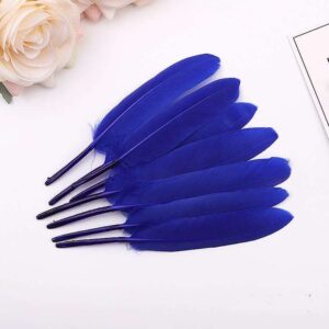 Feather Stiff 10cm (50pcs/pack) - Dark Blue
