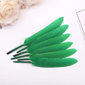 Feather Stiff 10cm (50pcs/pack) - Dark Green