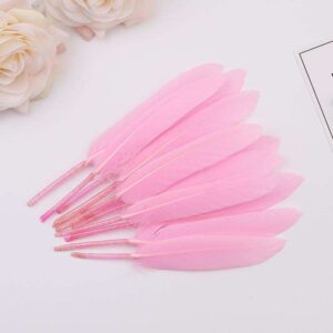 Feather Stiff 10cm (50pcs/pack) - Pink