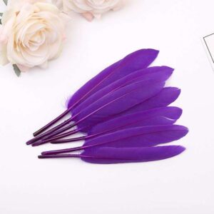 Feather Stiff 10cm (50pcs/pack) - Purple