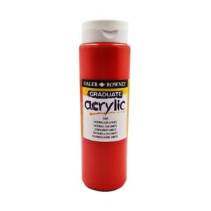 Daler Rowney Graduate Acrylic 500ml - Vermilion (Hue)