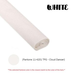 Crepe Paper (Thick) 250cm x 50cm - White