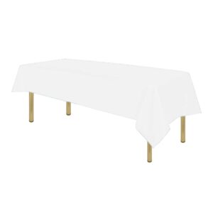 Plastic Table Cloth (137cm x 183cm) - White