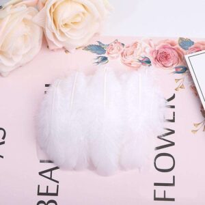 Feather Soft 5cm (100pcs/pkt) - White