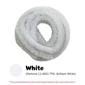 Pipecleaner Single Colour 6mm - White