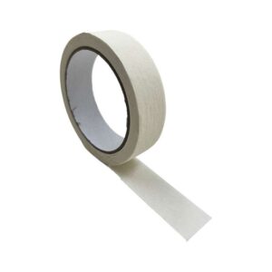 Coloured Masking Tape 20m - White, 18mm