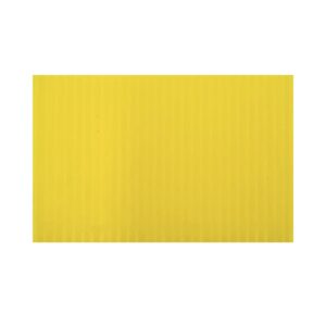 Plastic Corrugated Board 50cm x 75cm - Yellow, 50cm x 75cm