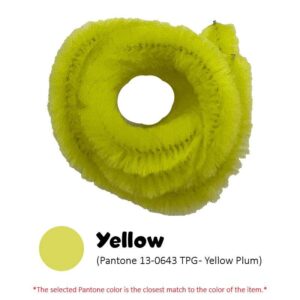 Pipecleaner Single Colour 6mm - Yellow