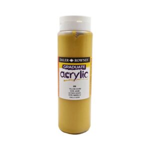 Daler Rowney Graduate Acrylic 500ml - Yellow Ochre