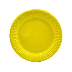 Paper Plates 6" (Coloured) 10Pcs/Pkt - Yellow
