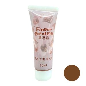 Finger Paint Tube 30ml - Brown