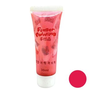 Finger Paint Tube 30ml - Rose Red