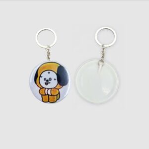 Badge Button Complete Set 100pcs/pkt - Keychain, 58mm
