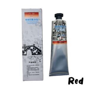 Waterbased Block Printing Ink 100ml - Red