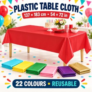 Plastic Table Cloth (137cm x 183cm)