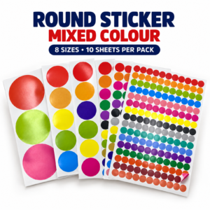 Round Sticker Mixed Colour