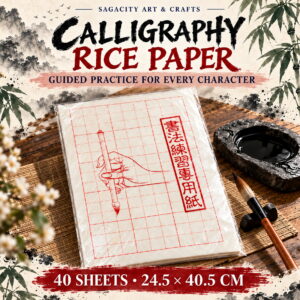 Calligraphy Rice Paper (40pcs/pkt)