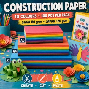 Art Paper Construction Paper 100shts 80/120gsm