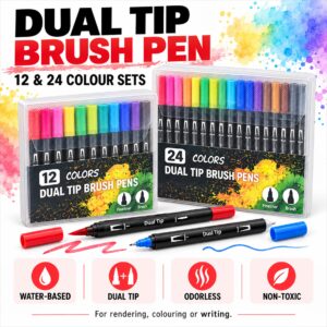 Dual Tip Brush Pen