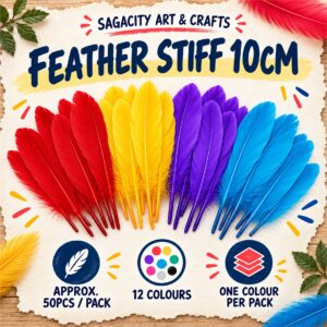 Feather Stiff 10cm (50pcs/pack)