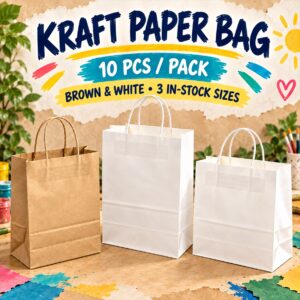 Kraft Paper Bag (10pcs/pkt)