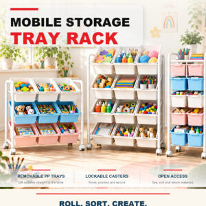 Mobile Storage Tray Rack