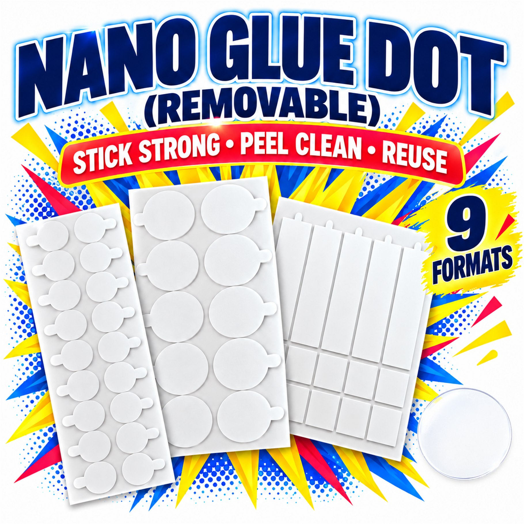 Nano Glue Dot (Removable)