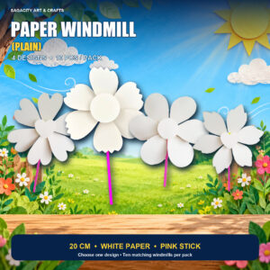 Paper Windmill (Plain) 10pcs/pack
