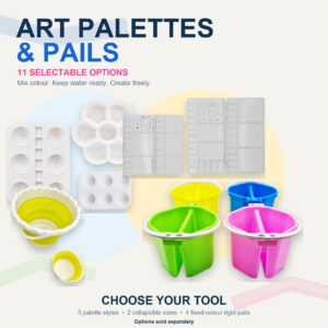 Art Palette and Pails