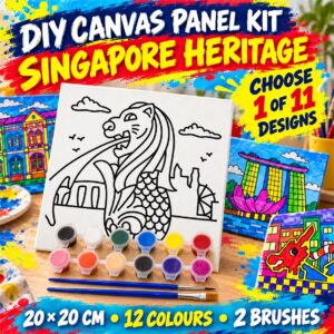 Canvas Panel (SG Heritage) Painting Kit