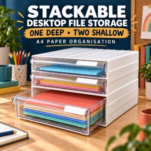 Stackable Desktop File Storage