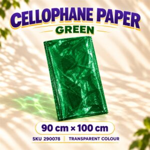 Cellophane Paper 90cmx 100cm - Green