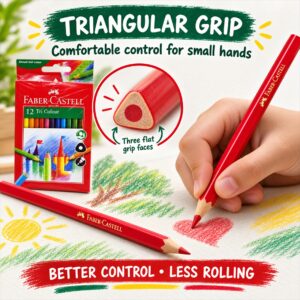 02 Faber Castell Tri-Grip Colour Pencil – Triangular Grip v1