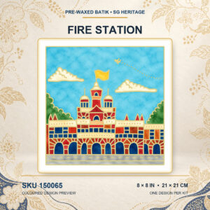 Pre-Waxed Batik (SG Heritage) Kit - Fire Station