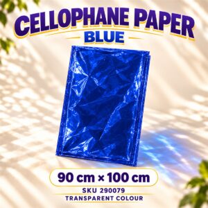 Cellophane Paper 90cmx 100cm - Blue