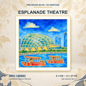 Pre-Waxed Batik (SG Heritage) Kit - Esplanade Theatre