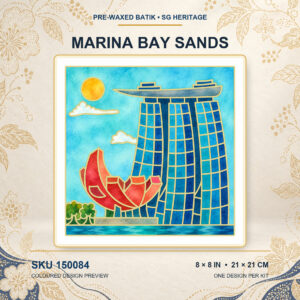 Pre-Waxed Batik (SG Heritage) Kit - Marina Bay Sands