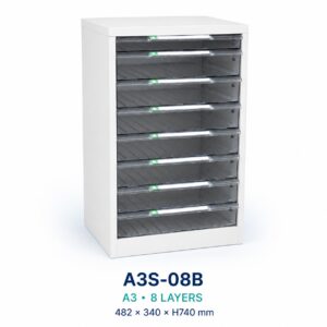 Metal Cabinet A3 / A4 [Pre-Order] - A3S-8A, A3 8 Layers
