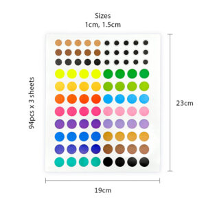 PVC Geometry Sticker (Mix Colour) - A